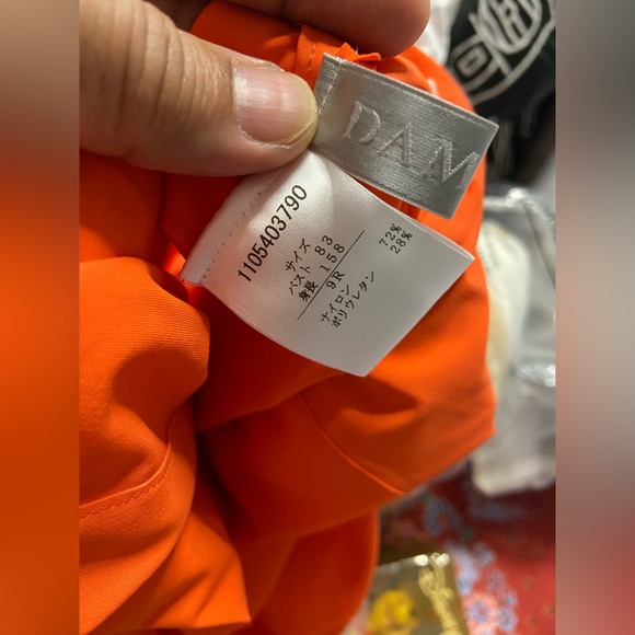 T3- DAMA COLLECTION Tangerine Midi Tank Dress - Picture 3 of 6